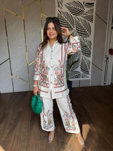 Imported linen embroided co-ords